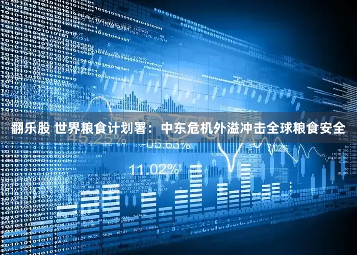 翻乐股 世界粮食计划署：中东危机外溢冲击全球粮食安全